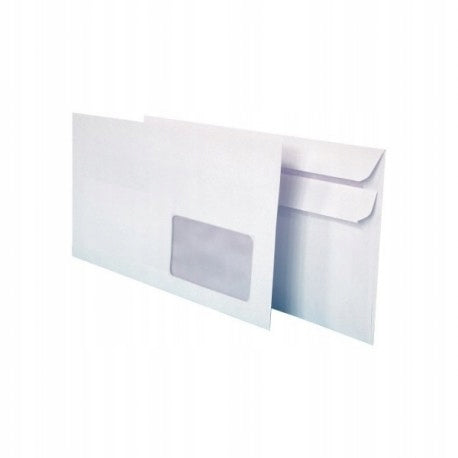 Postal Shipping Envelope For Parcel Letters ENVELOPE DL 110x220 SK WHITE Set Packaging status original