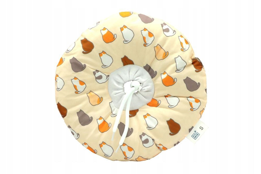 Postoperative Cat Collar Fit4Pets Donut Pattern 2 S