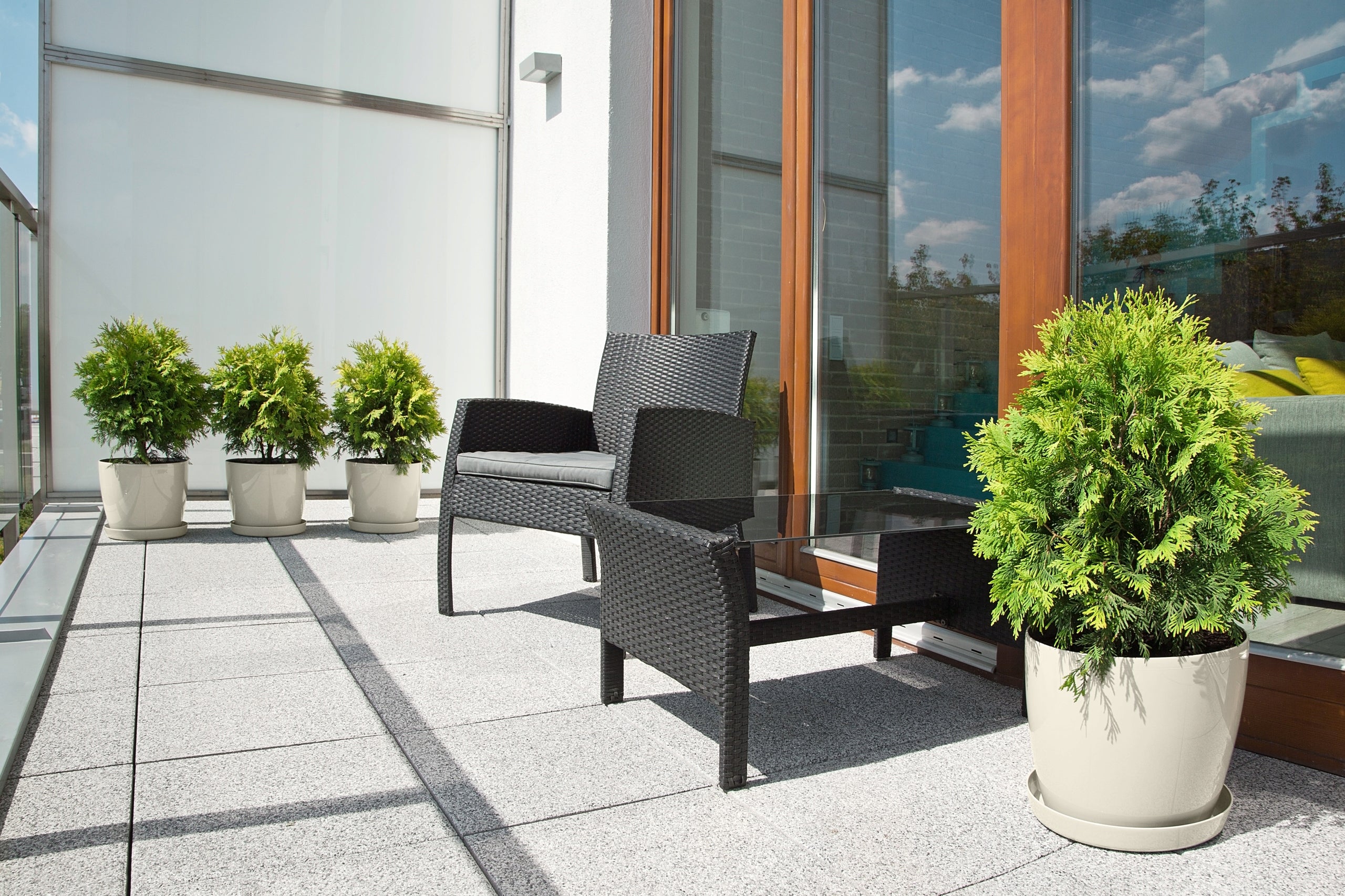Pot Cover Magnolia Smooth, diameter 15.5 cm, white Material synthetic material