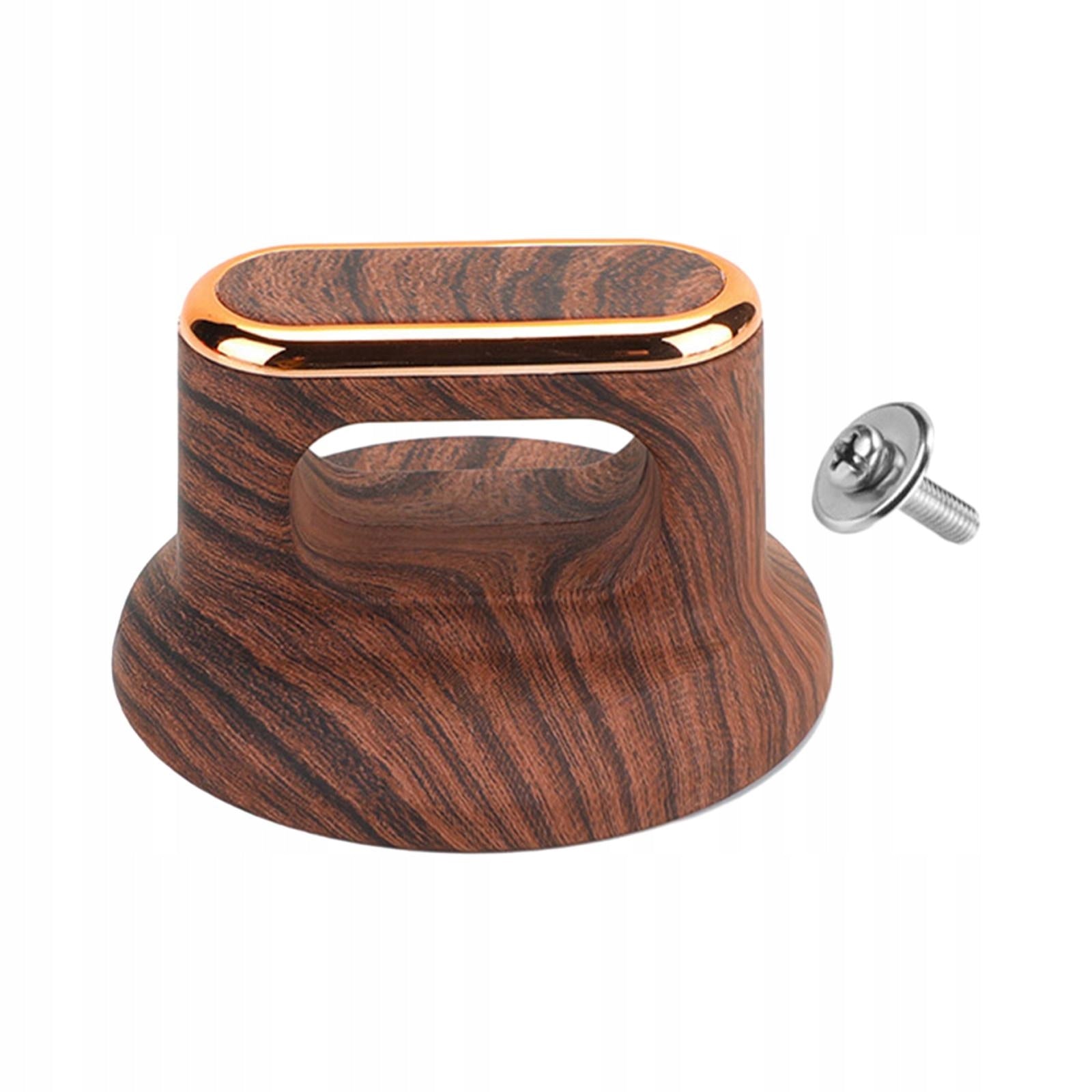 Pot Lid Cover Knob Handle Pan Lid Replacement Holding Knob Pot Dark Wood Brand no brand