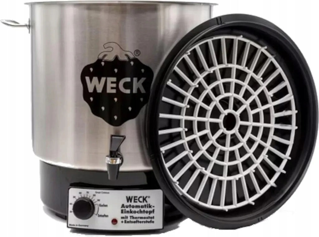 Pot for Mulled Wine Pasteurization Brewing Boiler WECK WAT24A 30L 1800W Dominant color silver
