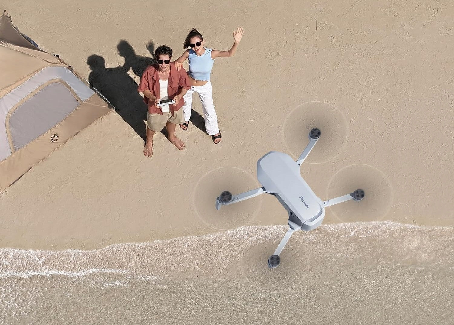 Potensic ATOM GPS drone with 4K camera 2 batteries 64min operation 6km range Packaging status original