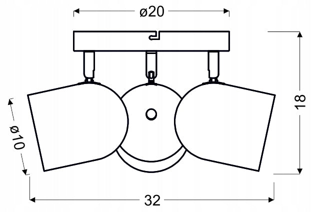 Candellux-Lampe Azur 