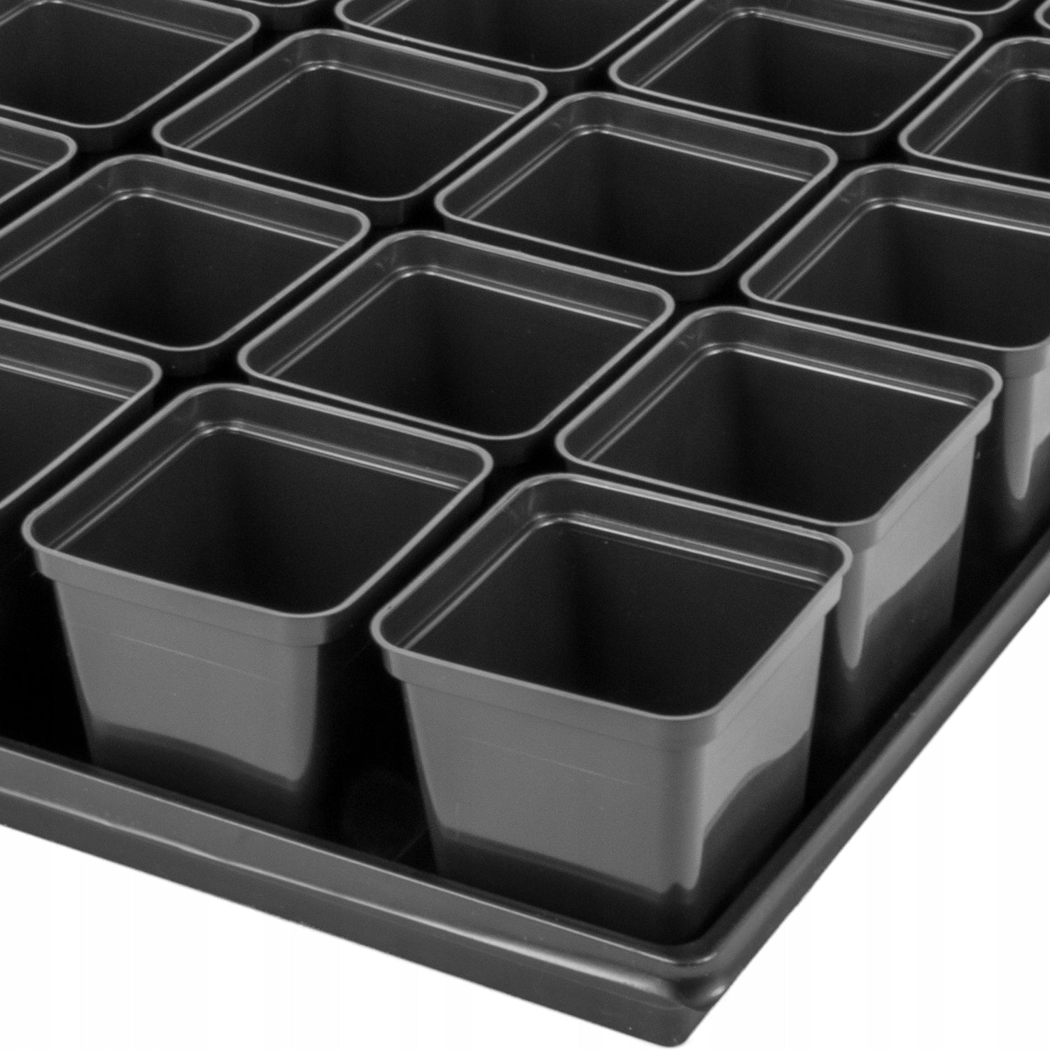 Pots with stand For sowing and seedlings Miniglass 24 pcs. 0,5l Product height 3.5 cm