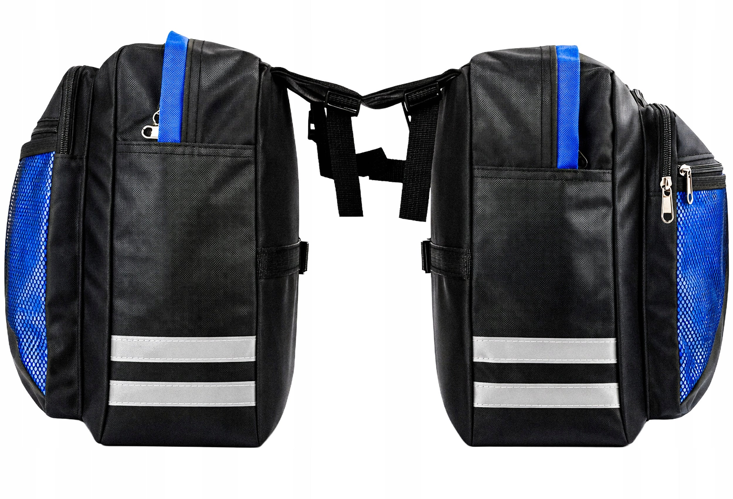 Pouch Bicycle Bag Rear Luggage Rack Waterproof 20L Reflector Color black