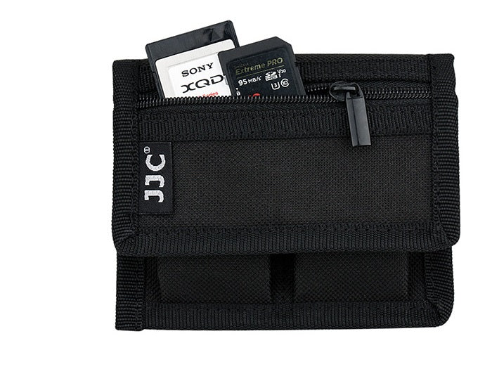 Pouch Case 2x Rechargeable Memory Card Battery