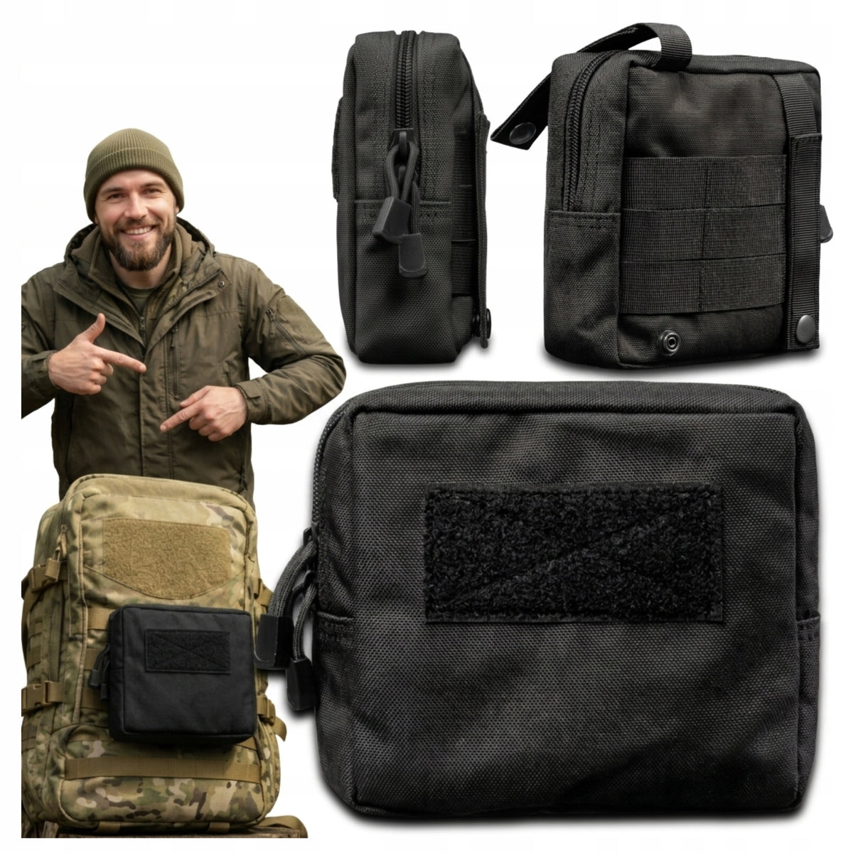 Pouch EDC Tactical Sachet Organizer Military First Aid Kit Pocket Bag