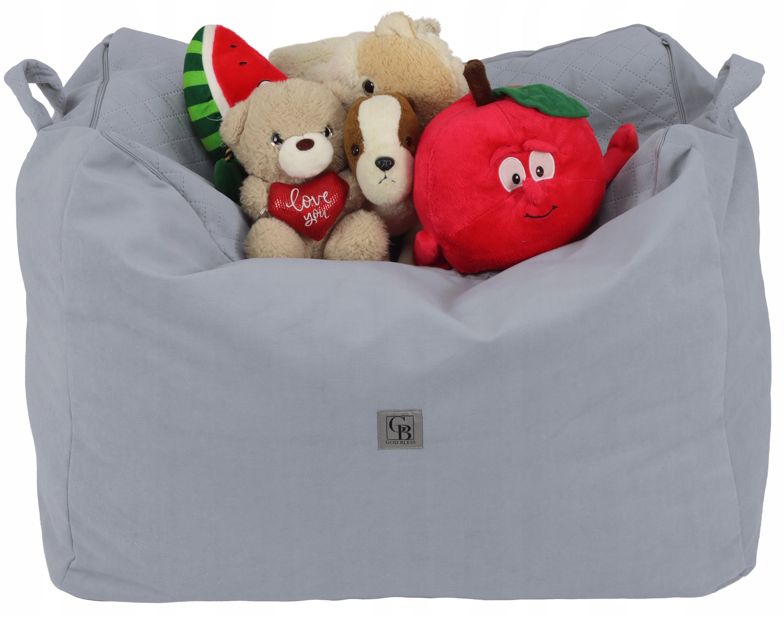 Pouf for children armchair organizer toy bag stuffed animals for room XXL Packaging status original