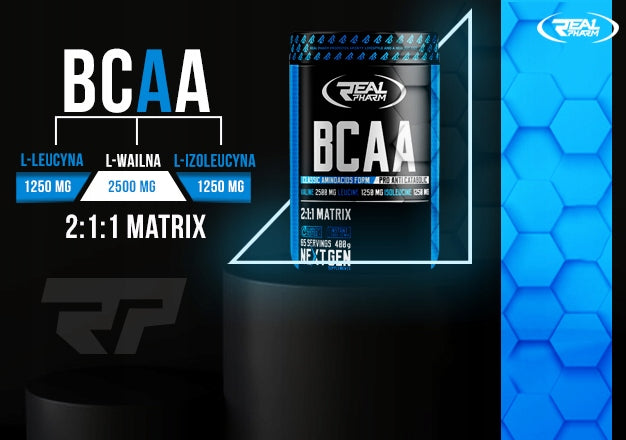 Powder BCAA Real Pharm BCAA 400g Real Pharm 400 g orange Manufacturer code 5904730666176