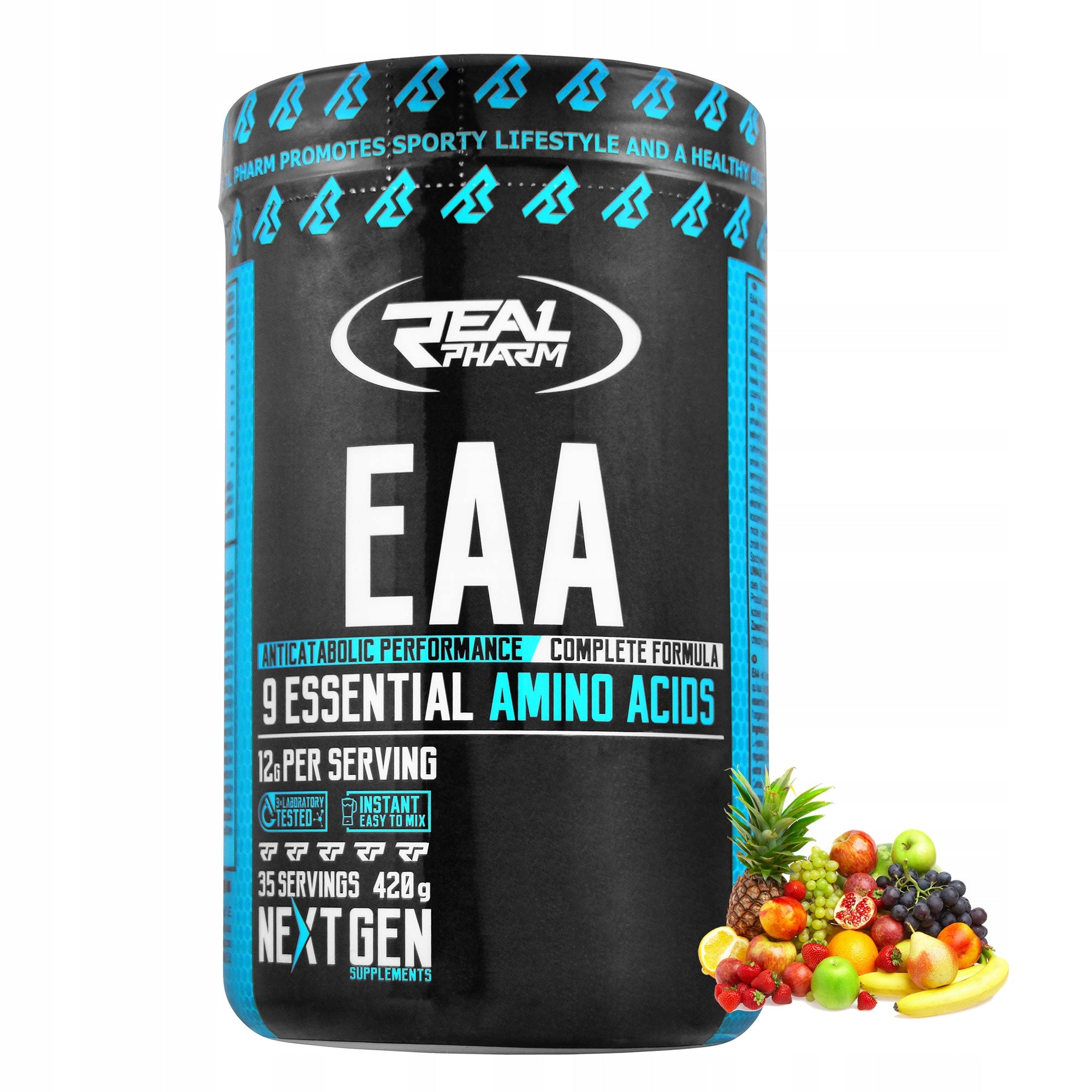 Powder EAA Real Pharm EAA 420g FRUIT PUNCH RealPharm REGENERATION AMINO