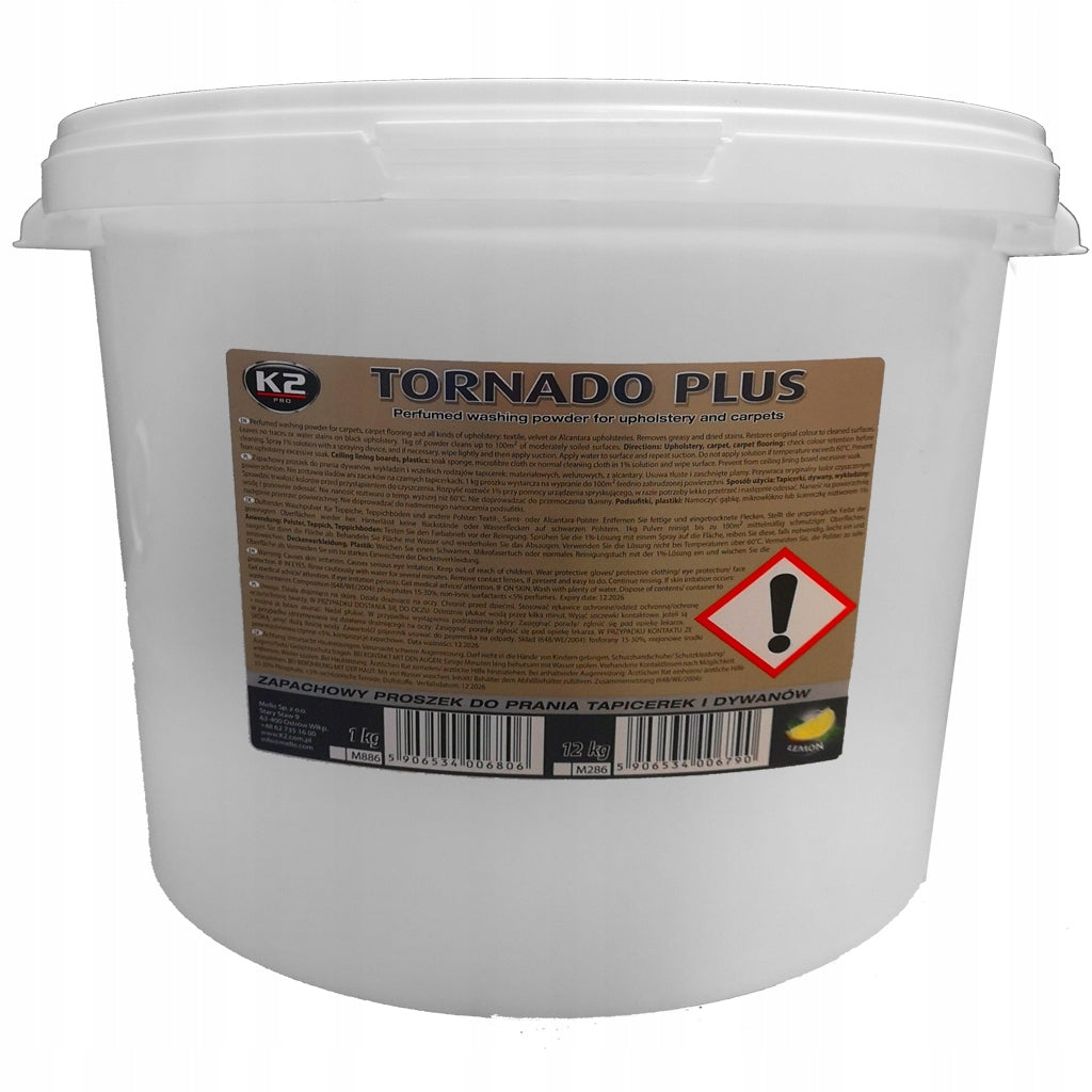 Powder Low-Rubber Scent K2 TORNADO PLUS Upholstery Textile 12KG