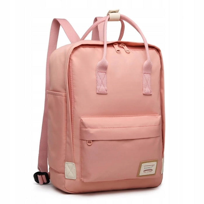 Powder Pink Women's Backpack Vintage Rectangular Youth KN02