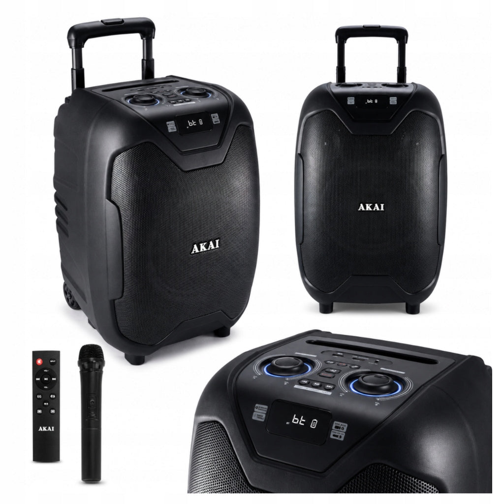 Power Audio Party Speaker AKAI Bluetooth System Party Large Column