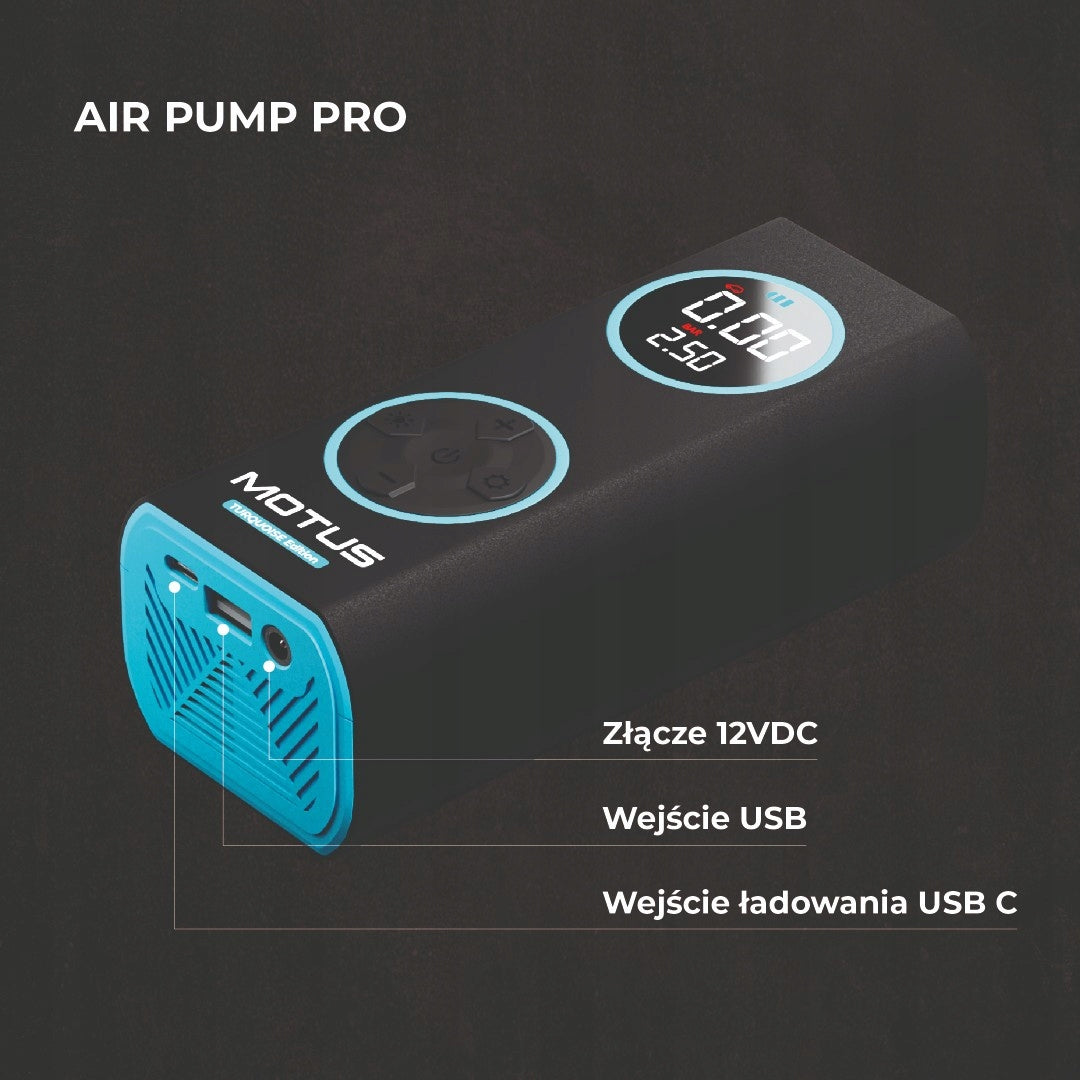 Power Bank Pump Flashlight Motus AirPump Pro Turquoise Edition Kind electric