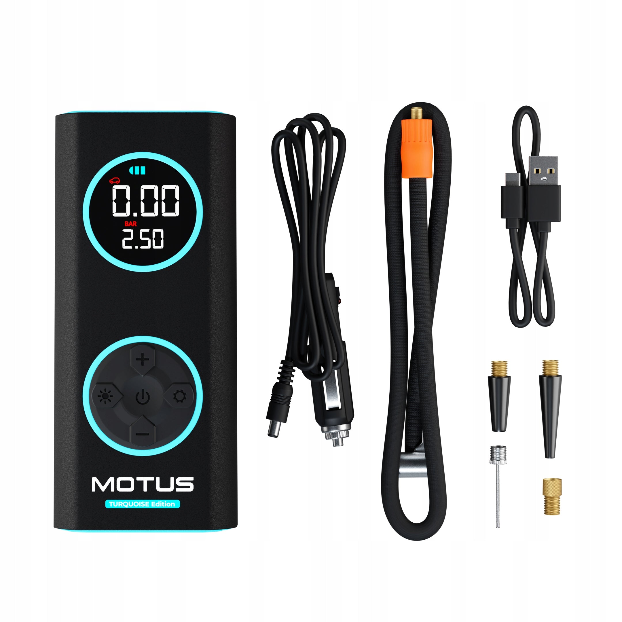 Power Bank Pump Flashlight Motus AirPump Pro Turquoise Edition
