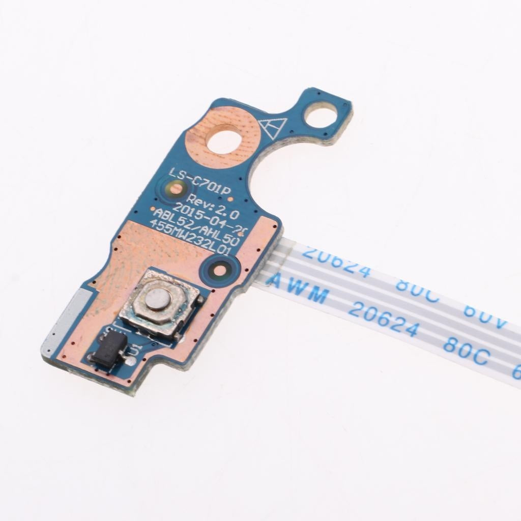 Power Button Board with Flex Cable LS C701P for HP 15 AC 15 AF 15 A Repair Packaging status original
