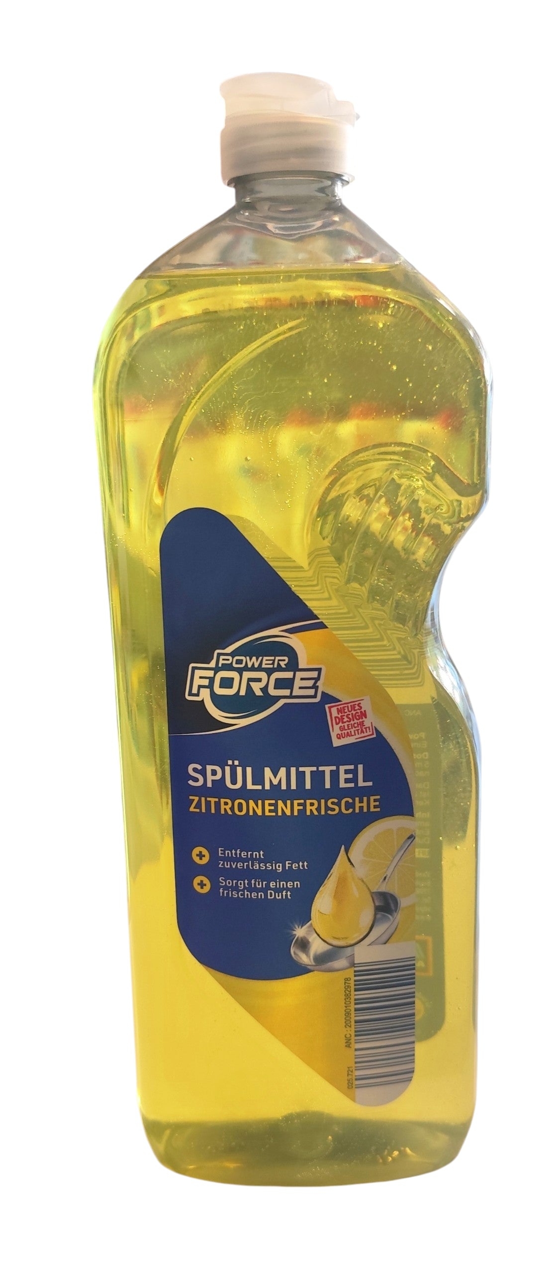 Power Force (Alio) Lemon Dishwashing Liquid 1 Liter DE Lemon