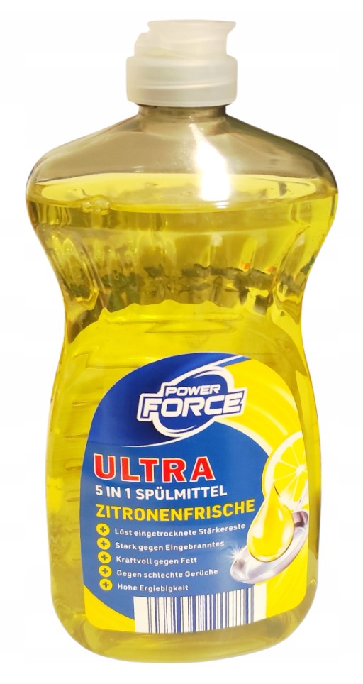 Power Force/Alio Ultra Lemon Dishwashing Liquid 500ml DE