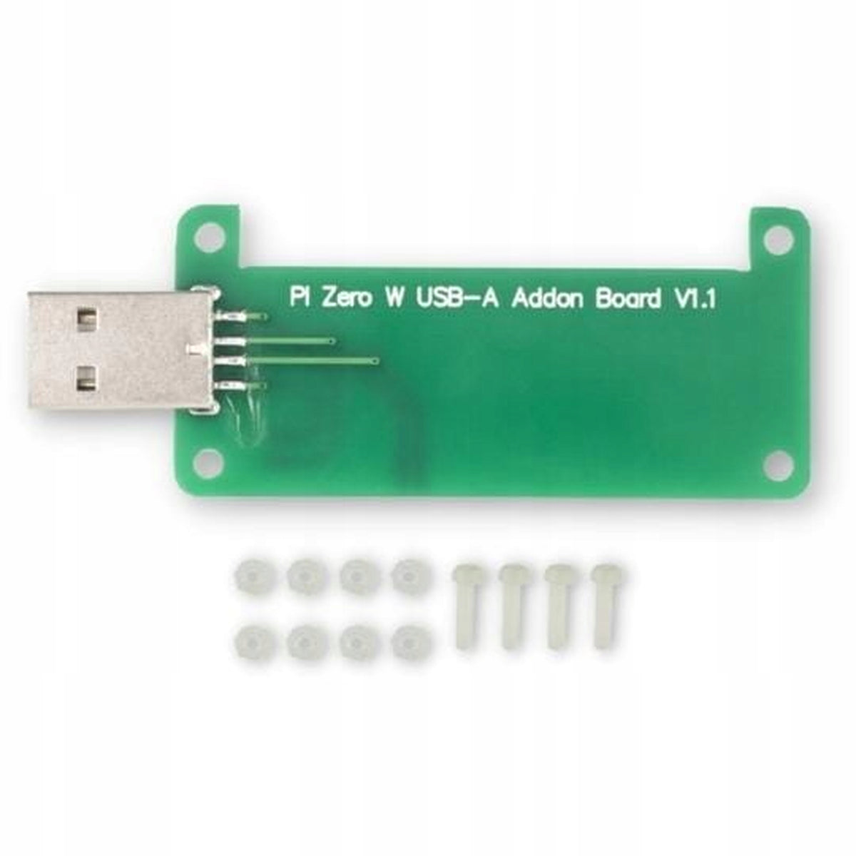 Power Overlay for Raspberry Pi Zero W 2W HAT USB-A Addon Board Manufacturer Mikrobot
