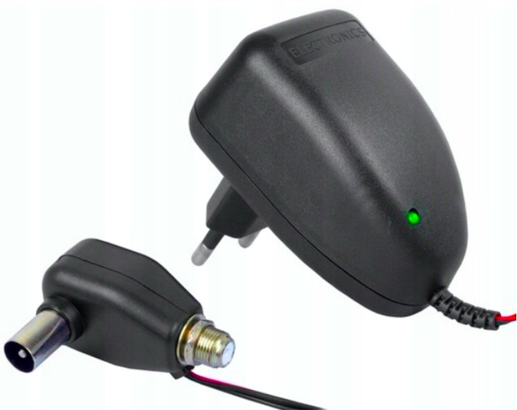 Power Supply for Antennas DVBT2 Antenna Amplifier with SOCKET "F - 6.8mm