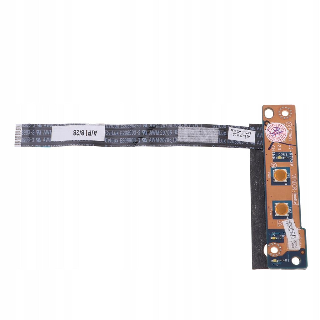 Power Switch Button Board w/ Ribbon Cable for G475 NBX000SL00 Brand no brand