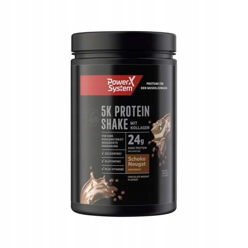 Power System 5K protein shake chocolate nougat