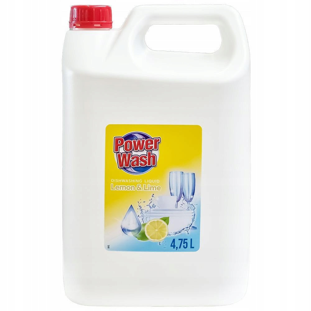 Power Wash Lemon & Lime Dishwashing Liquid 4,75 L