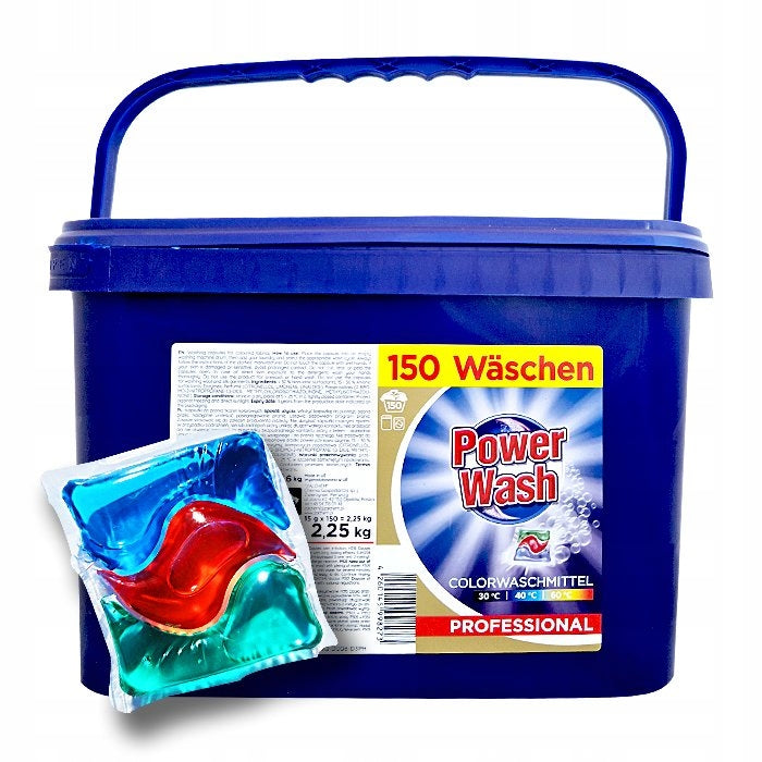 Power Wash capsules for washing colored fabrics 150 pcs