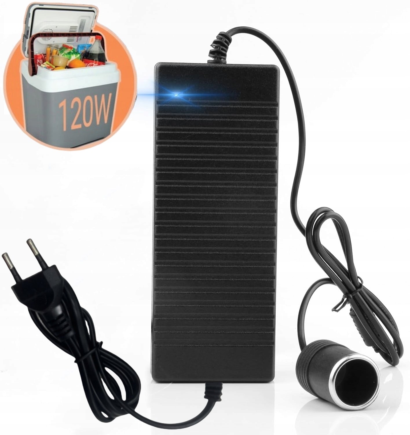 Power adapter 230V to 12V 10A cigarette lighter socket adapter 120W