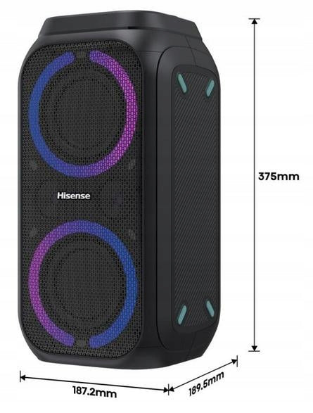 Power audio HISENSE Party Rocket 160 Black Brand Hisense
