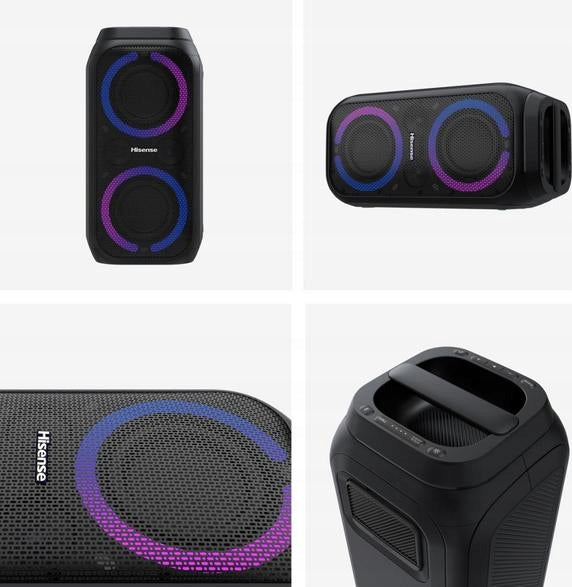 Power audio HISENSE Party Rocket 160 Black Packaging status original