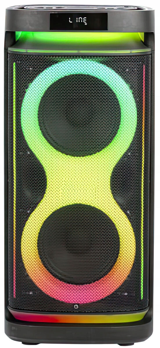 Power audio MANTA Hektor FM Radio Black Ports AUX memory card reader USB