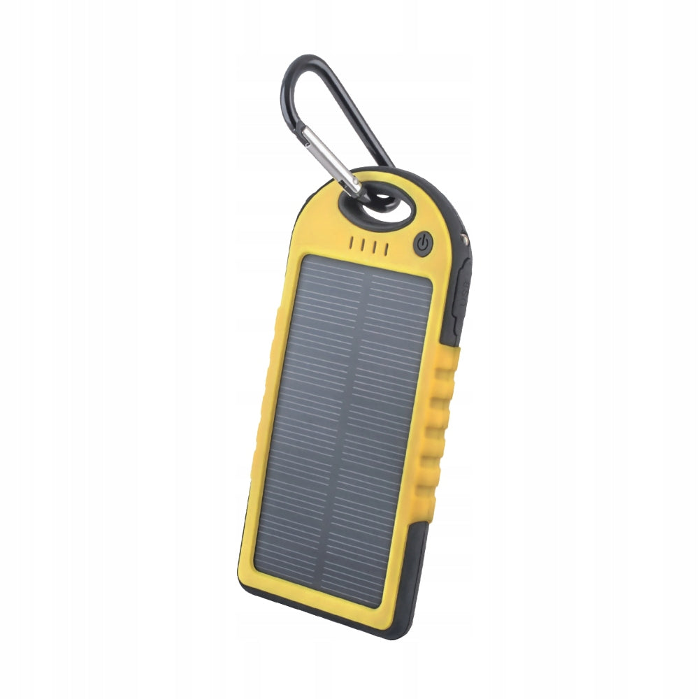 Aufladbares Solar-Backup-Netzteil von Setty, 5000 mAh, Gelb 