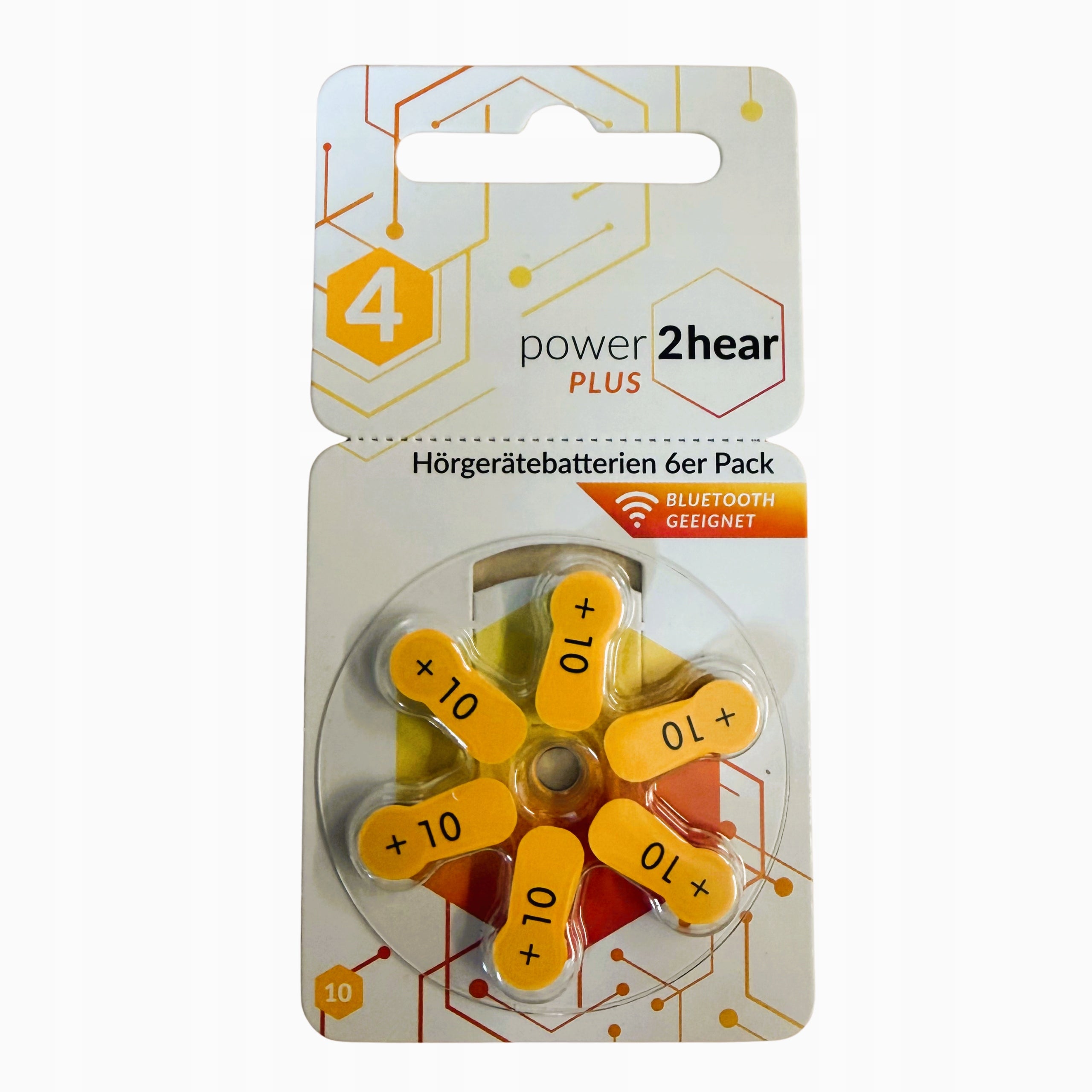 Power2hear PLUS Hearing Aid Batteries 10 PR70 1,45V 6pcs VARTA