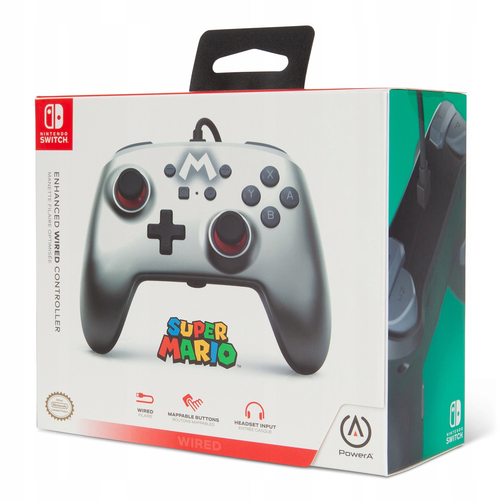 PowerA Super Mario Silver für Nintendo Switch 