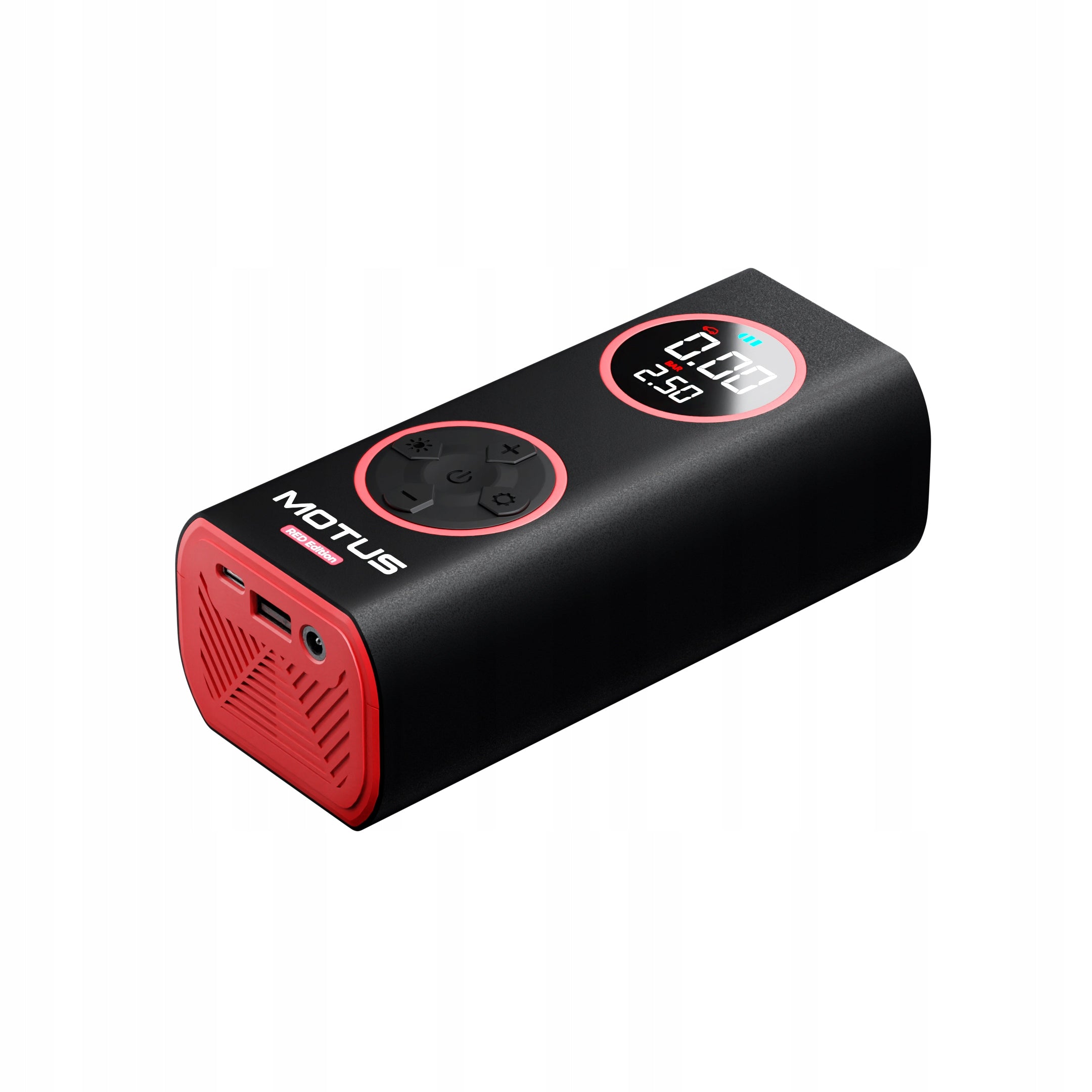 PowerBank Flashlight Motus AirPump Pro Red Edition Valve type Presta (PV)