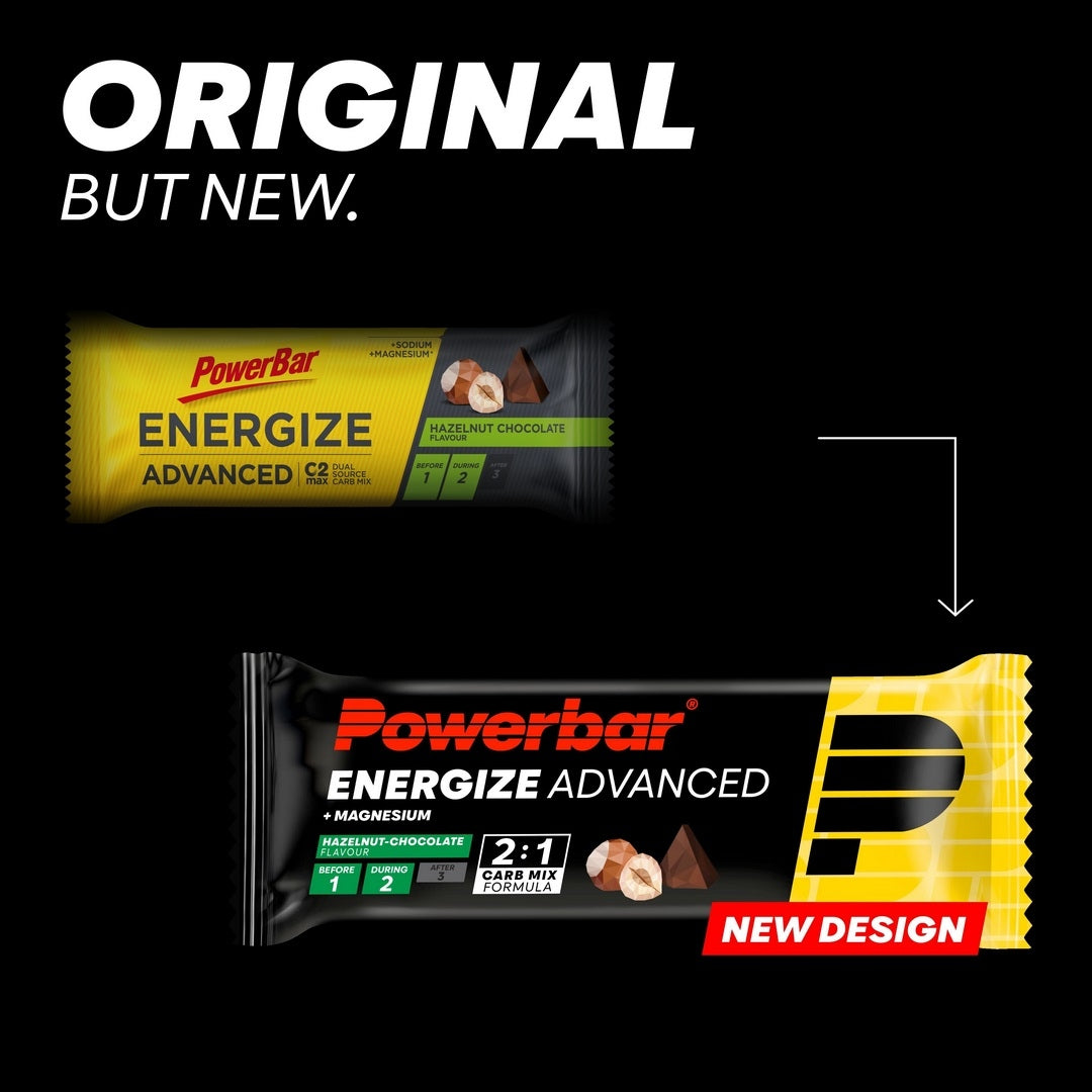 PowerBar Bar Energize Bar Advanced 55g Chocolate Hazelnut Brand PowerBar