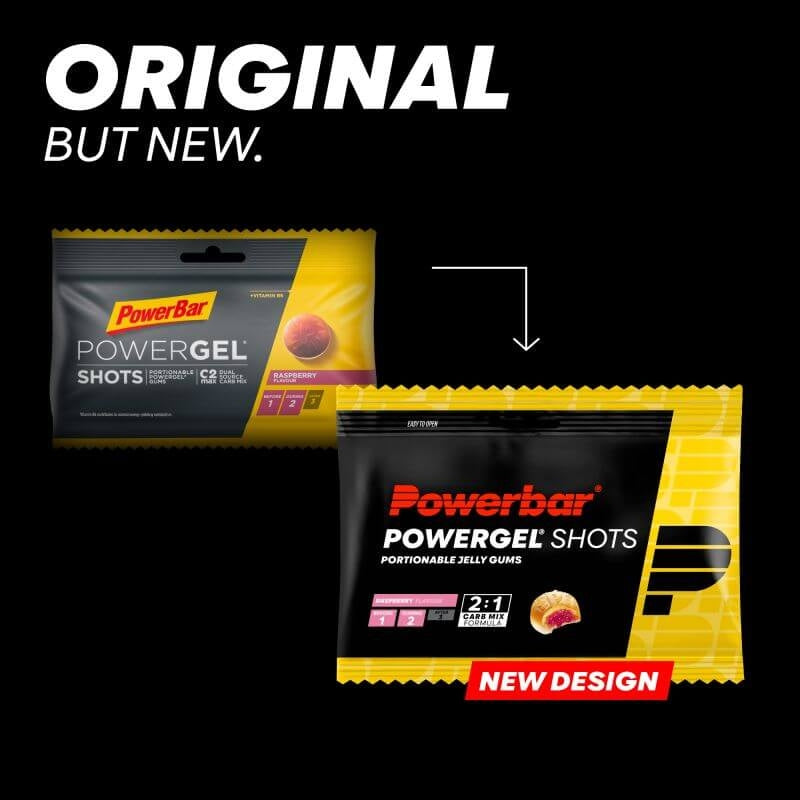 PowerBar raspberry gummies Shoty Energy raspberry 9 pcs Brand PowerBar