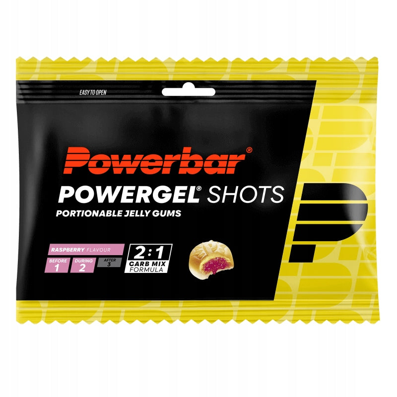 PowerBar raspberry gummies Shoty Energy raspberry 9 pcs