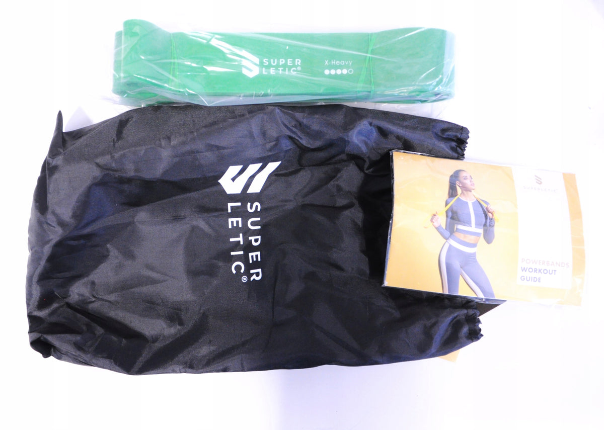 Powerband Uros X-Heavy Exercise Rubber, SUPER LETIC Green Color green