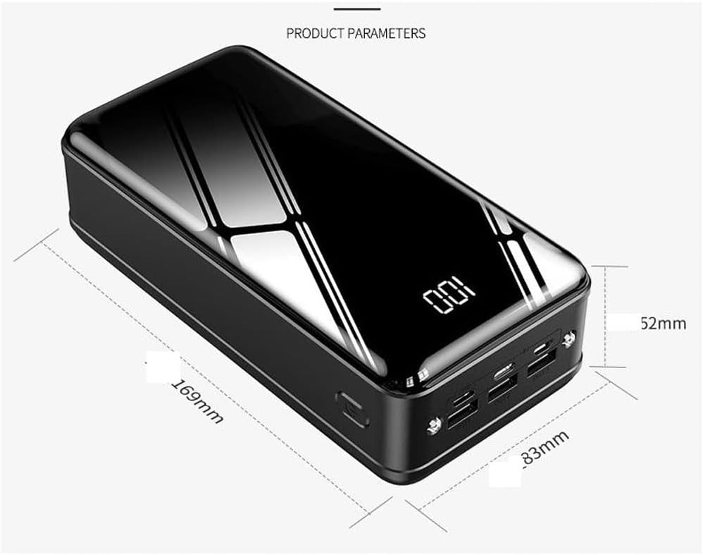 Powerbank 30000mAh Mega Powerful Fast Charging Flashlight Color Black Manufacturer code 5905718040544
