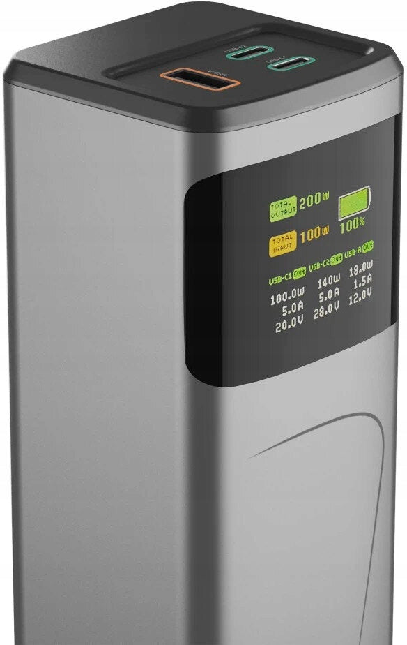 Powerbank HAMA Power Pack 24000 mAh High Power 200W Grey Brand Hama
