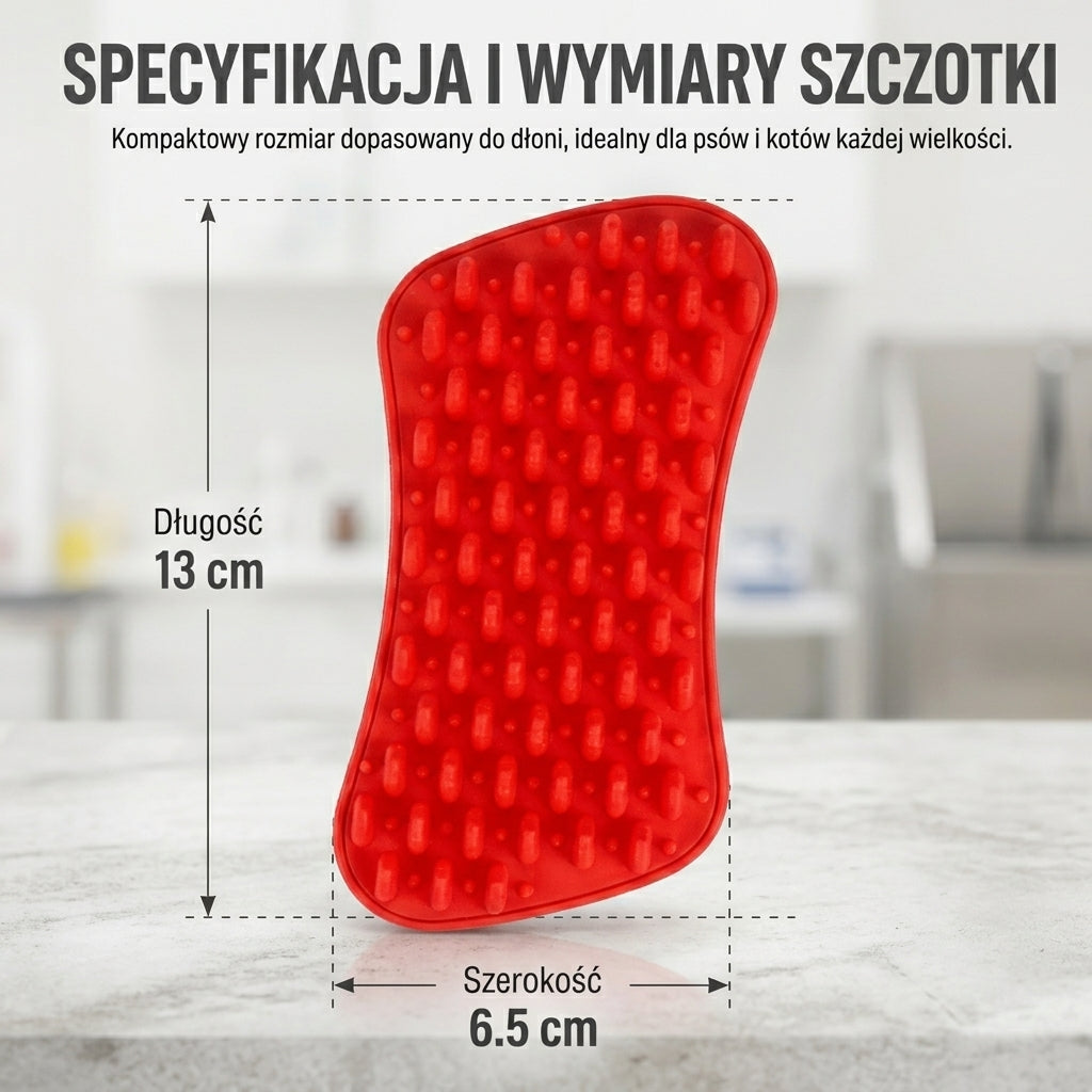 Powerful Animal Massage BrushRed Manufacturer code 769969997454