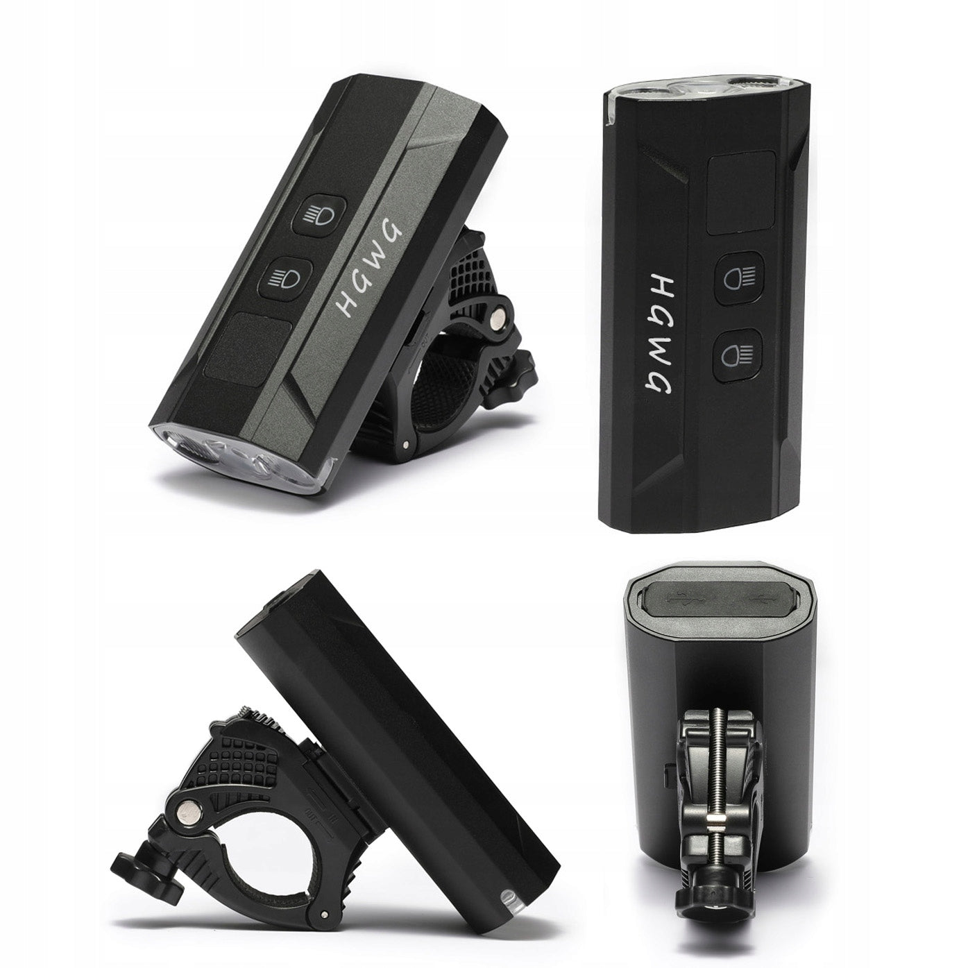 Powerful BICYCLE LIGHT LED light front + rear 1200lm flashlight 5200mAh BICYCLE Batteries included yes