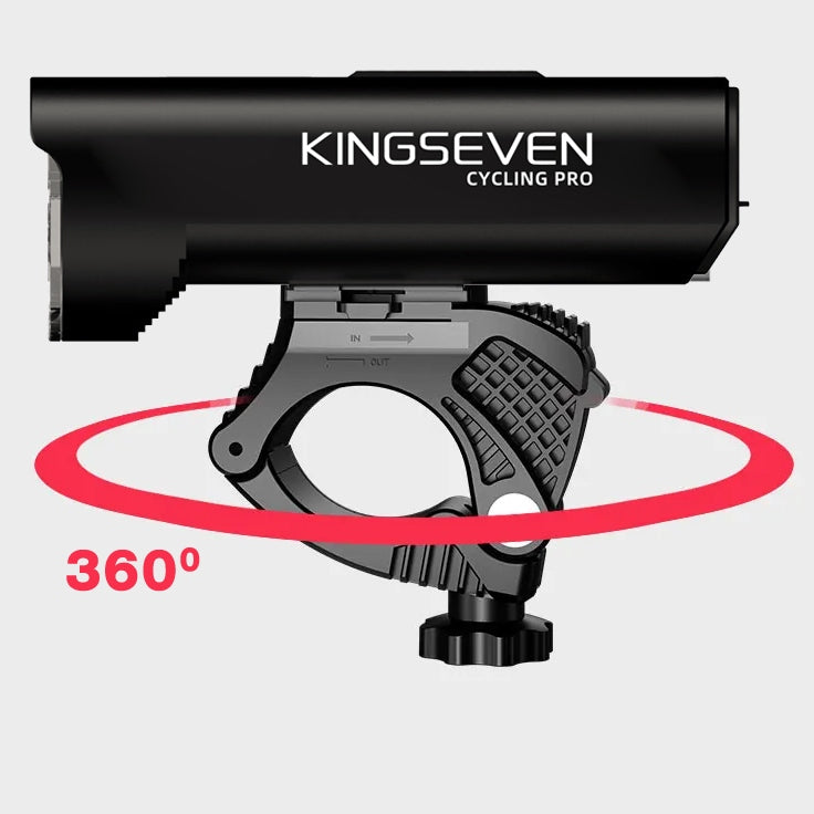 Powerful BICYCLE LIGHT LED light front + rear 2000lm flashlight 10000mAh BICYCLE Kind set