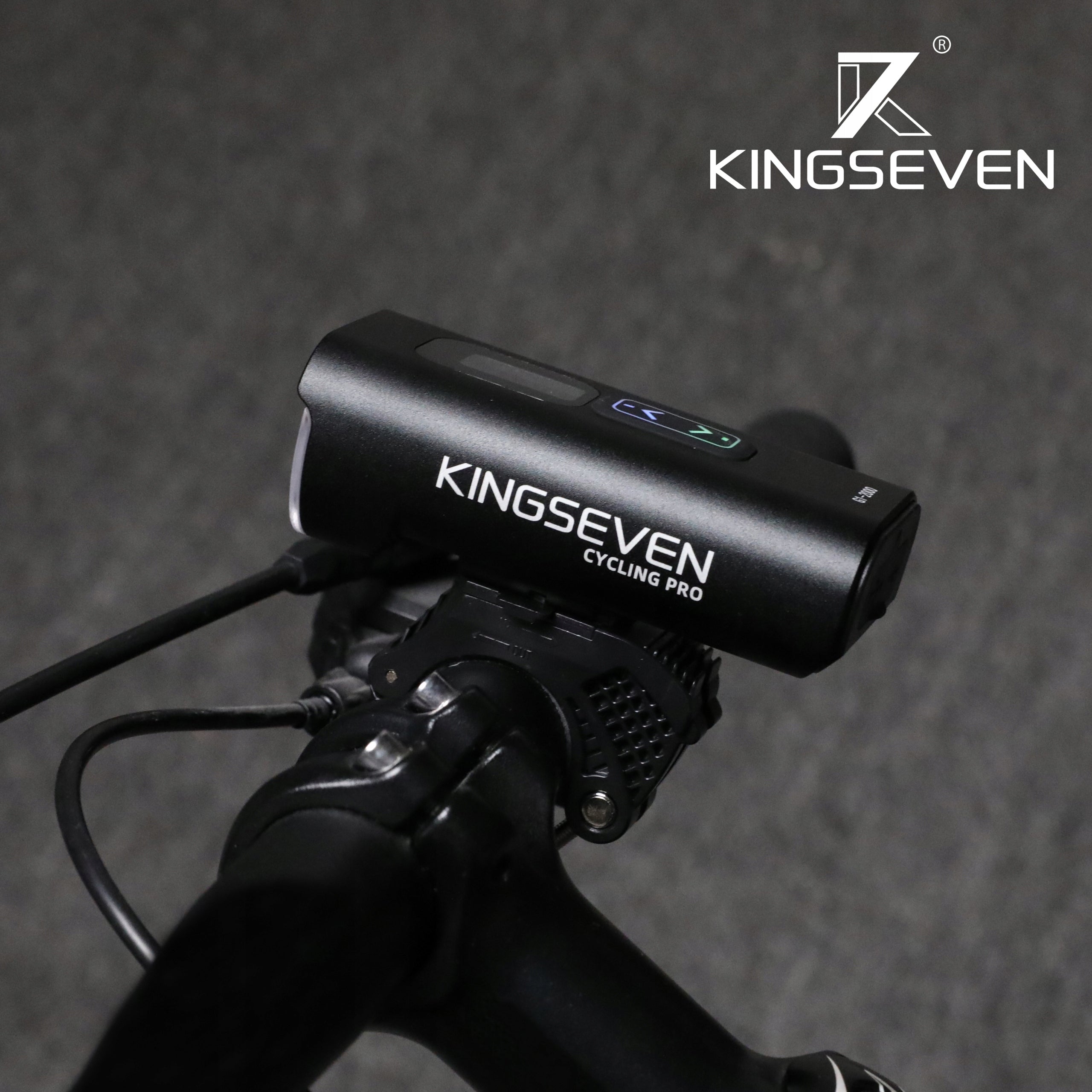 Powerful BICYCLE LIGHT LED light front + rear 2000lm flashlight 10000mAh BICYCLE Model G1-2000 + lampka tył