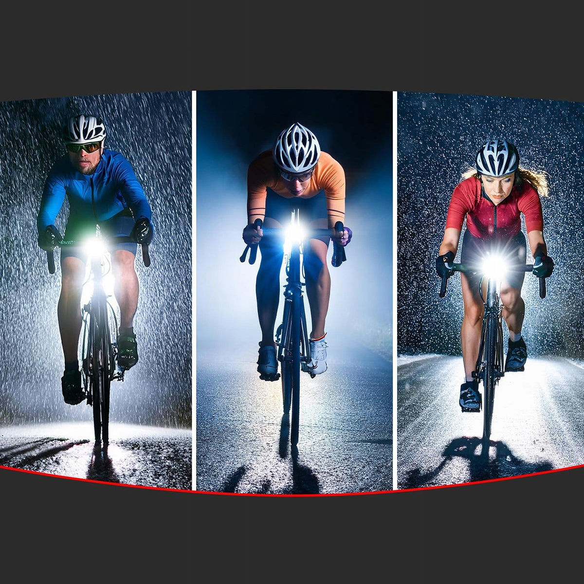 Powerful BICYCLE LIGHT LED light front rear flashlight 2000mAh BICYCLE SET EAN (GTIN) 4069803681904
