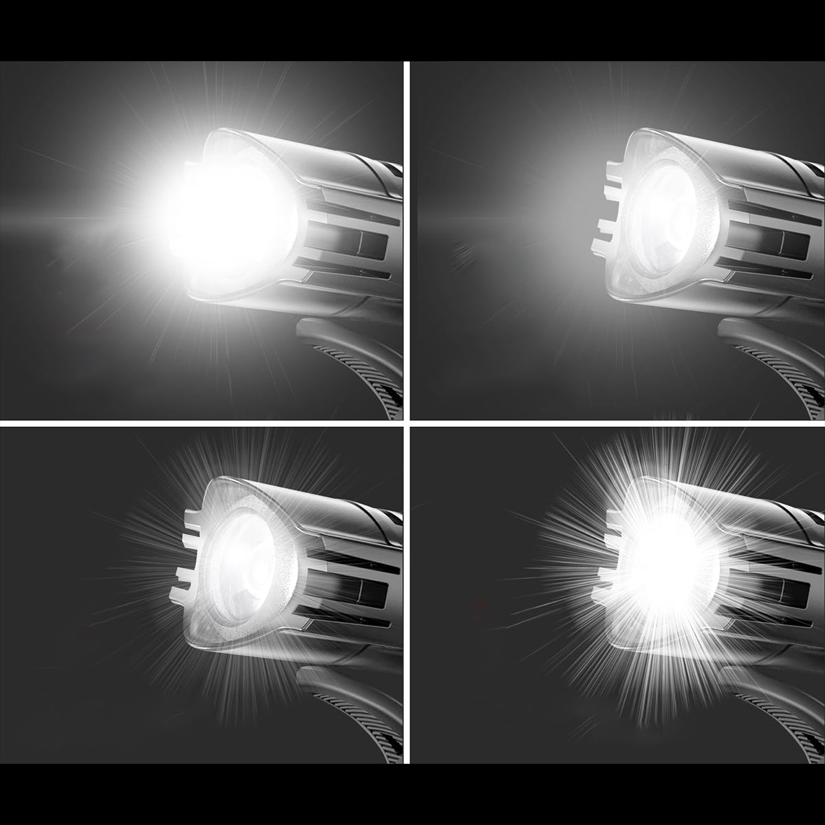Powerful BICYCLE LIGHT LED light front rear flashlight 2000mAh BICYCLE SET Model 4069803681904