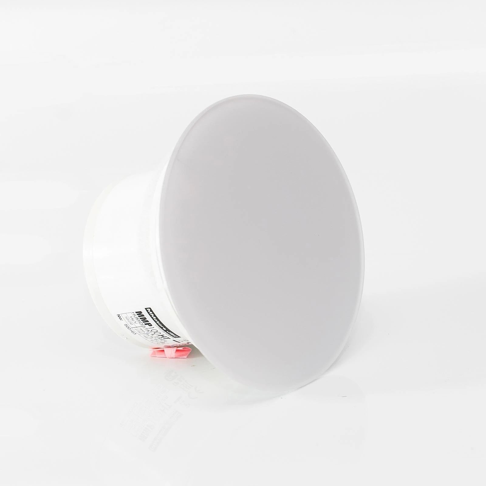 Powerful Bathroom Fan Moisture Sensor Ø100mm Round White Mat