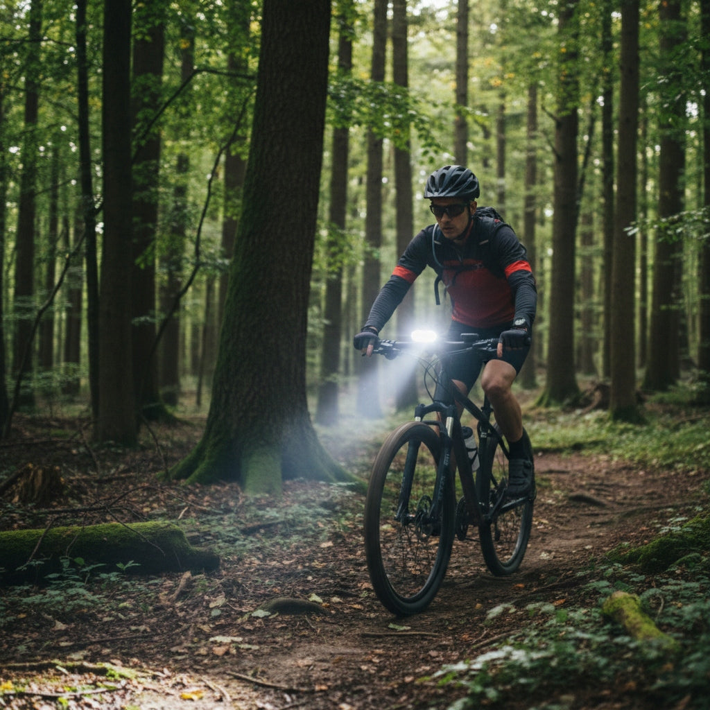 Powerful Bicycle Front Light 1200lm LED PowerBank Light 5200mAh DEDRA Brand no brand